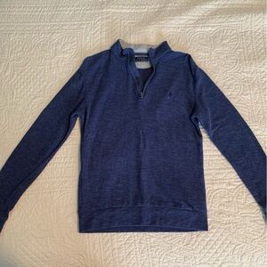 Ralph Lauren Navy Zip-Up Sweater